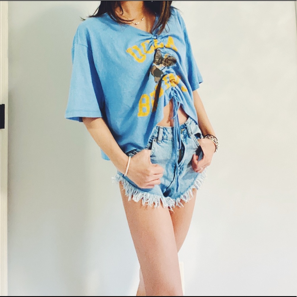 ucla bruins scrunch top